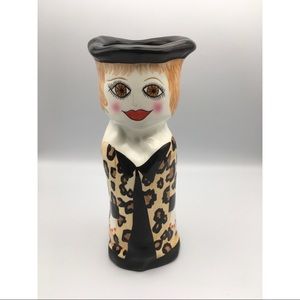 Ganz Bella Casa Vase Susan Paley Lady Francis 10”T